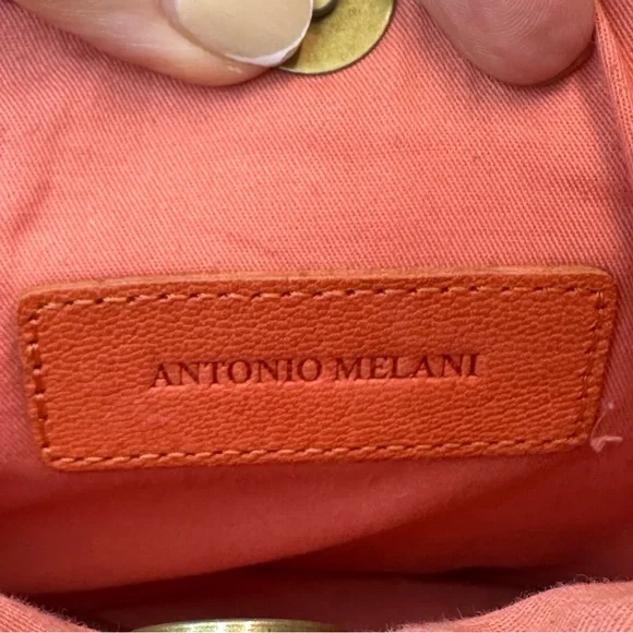 ANTONIO MELANI Beaded Tote w/ Bamboo Handles NWOT - Picture 2 of 12